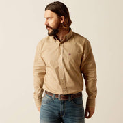 Ariat MNS Schaffer LS Shirt Khaki 10052373 - Southern Soule Designs