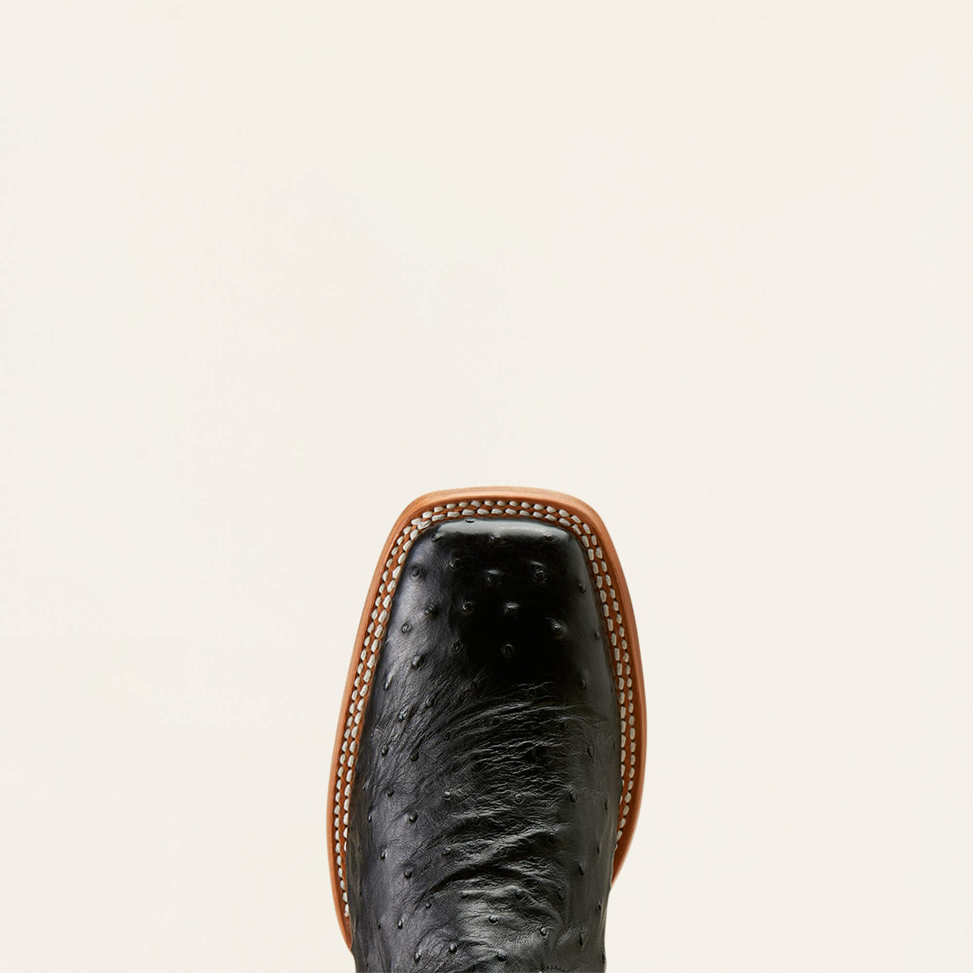 Ariat MNS Showboat FQ Ostrich Black 10047084 - Southern Soule Designs