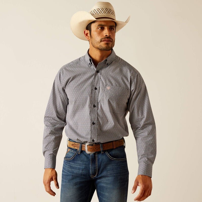 Ariat MNS Tatum LS Dress Blues 10048369 - Southern Soule Designs