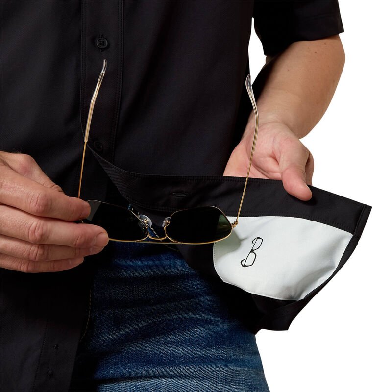 Ariat MNS Venttek Outbound SS Black - Southern Soule Designs