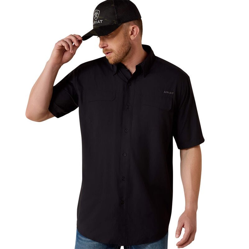 Ariat MNS Venttek Outbound SS Black - Southern Soule Designs