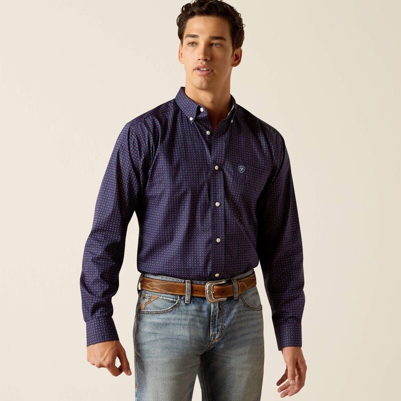 Ariat MNS Wells FTD LS Peacoat 10051484 - Southern Soule Designs