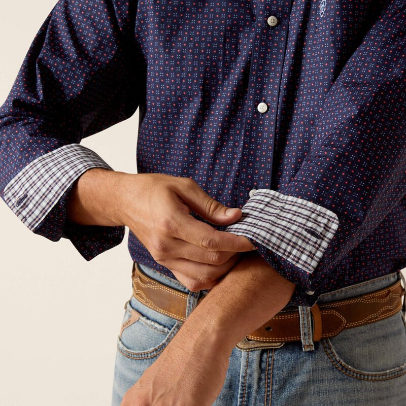 Ariat MNS Wells FTD LS Peacoat 10051484 - Southern Soule Designs