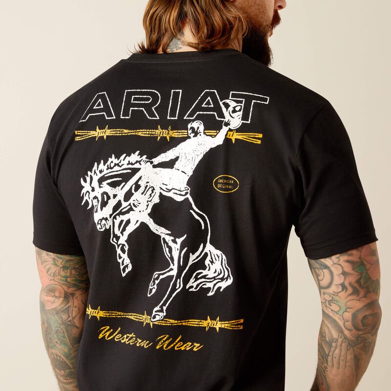 Ariat MNS Western Wear Tee Black 10053994 - Southern Soule Designs