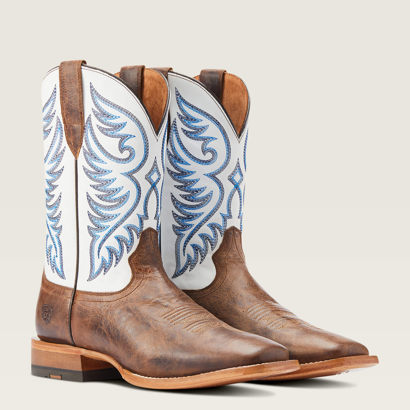 Ariat MNS Wiley Pecan Brown/Cream Boots 10044569 - Southern Soule Designs