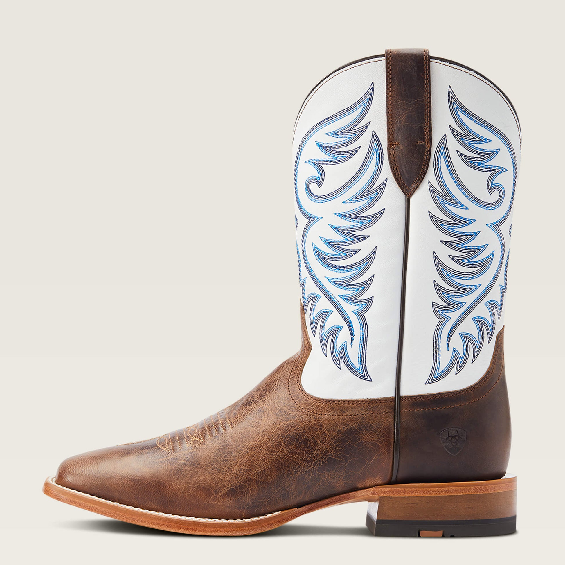 Ariat MNS Wiley Pecan Brown/Cream Boots 10044569 - Southern Soule Designs