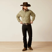 Ariat MNS Wrinkle Free Filmore Long Sleeve Shirt Green 10053910 - Southern Soule Designs