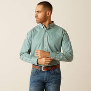 Ariat MNS Wrinkle Free Gus Classic Fit LS Teal 10052378 - Southern Soule Designs