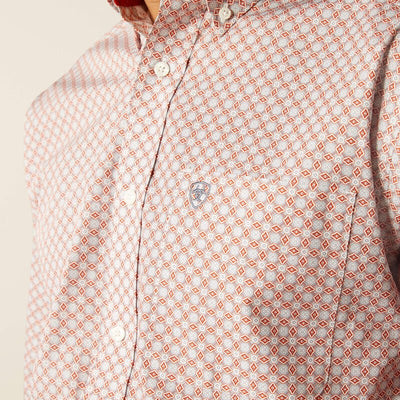 Ariat MNS Wrinkle Free Larson LS Shirt Light Blue 10052384 - Southern Soule Designs