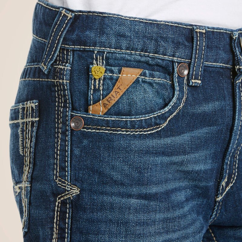 Ariat REP Boys B5 Slim Boundary Straight Leg Jean Cyclone 10018338 - Southern Soule Designs