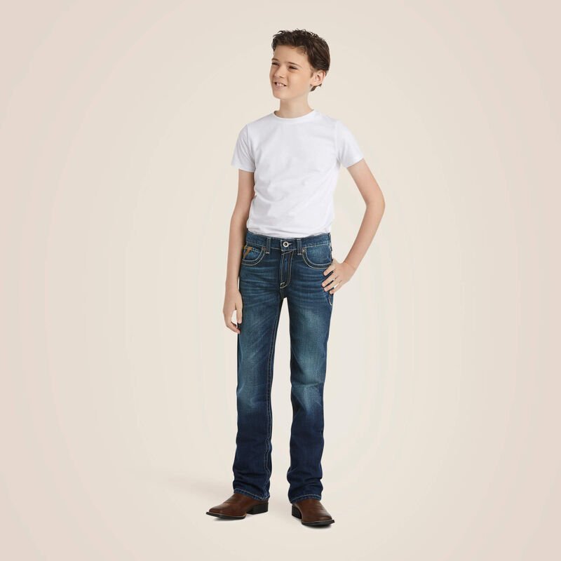 Ariat REP Boys B5 Slim Boundary Straight Leg Jean Cyclone 10018338 - Southern Soule Designs