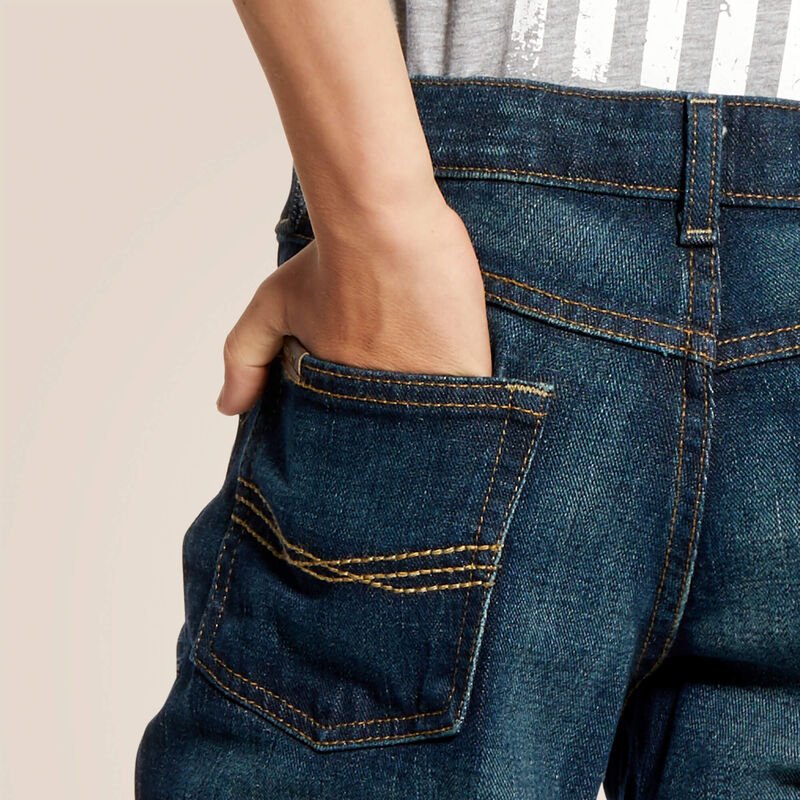 Ariat REP Boys B5 Slim Stretch Legacy Straight Leg Jean Durham 10023450 - Southern Soule Designs