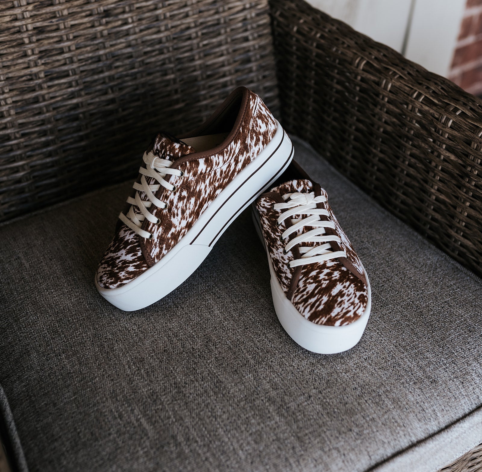 Ariat Skylar Shoe Speckled Cow Print 10080403 - Southern Soule Designs