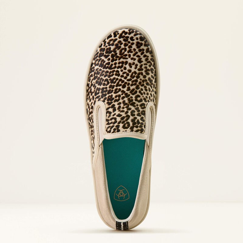 Ariat Skylar Slip On Shoe Cream Cheetah 10074363 - Southern Soule Designs
