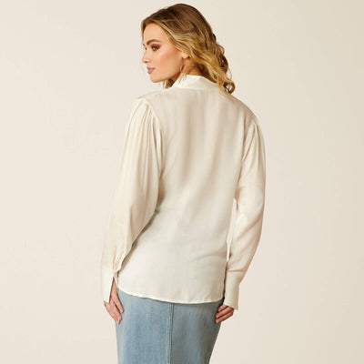 Ariat WMS Adelaide Top Cloud Dancer 10052641 - Southern Soule Designs