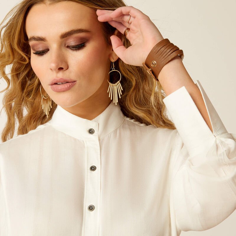 Ariat WMS Adelaide Top Cloud Dancer 10052641 - Southern Soule Designs