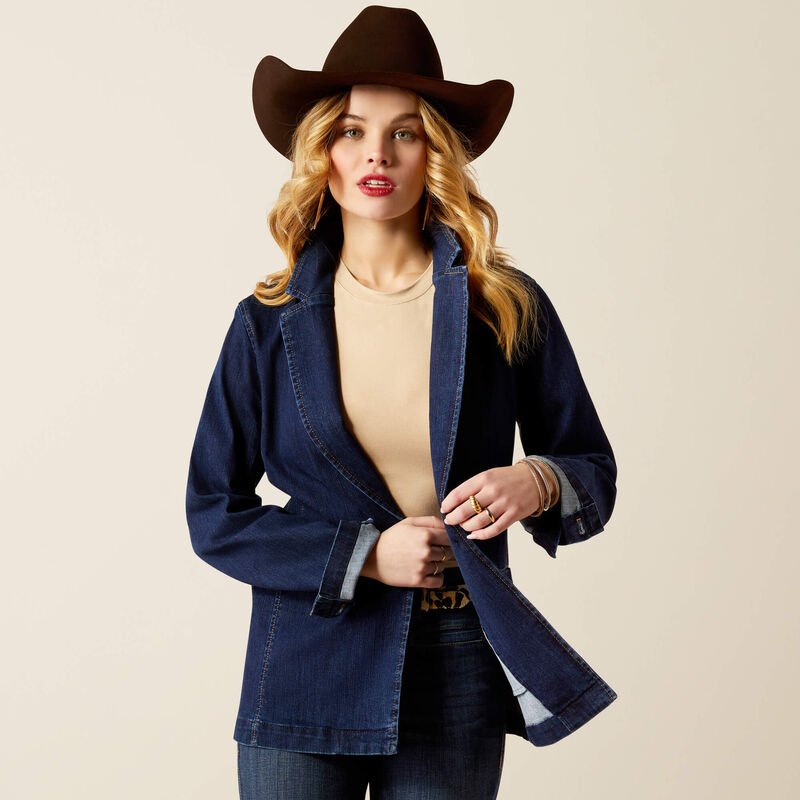 Ariat WMS Denim Blazer Midnight 10053928 - Southern Soule Designs