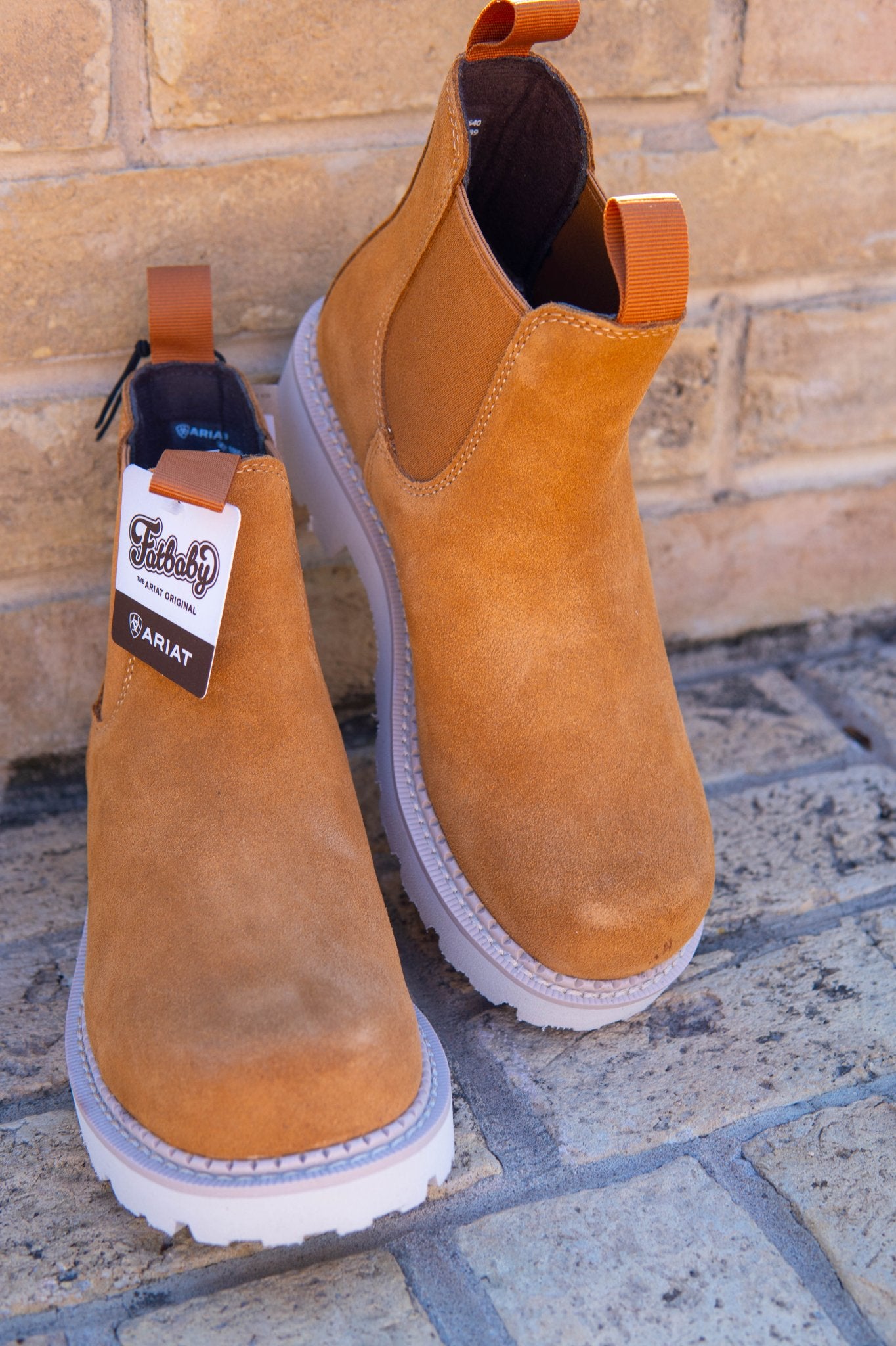 Ariat WMS Fatbaby Twin Gore Wheat Suede 10053640 - Southern Soule Designs