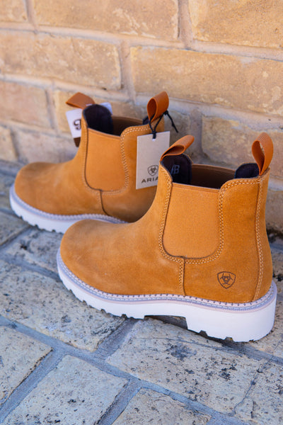 Ariat WMS Fatbaby Twin Gore Wheat Suede 10053640 - Southern Soule Designs