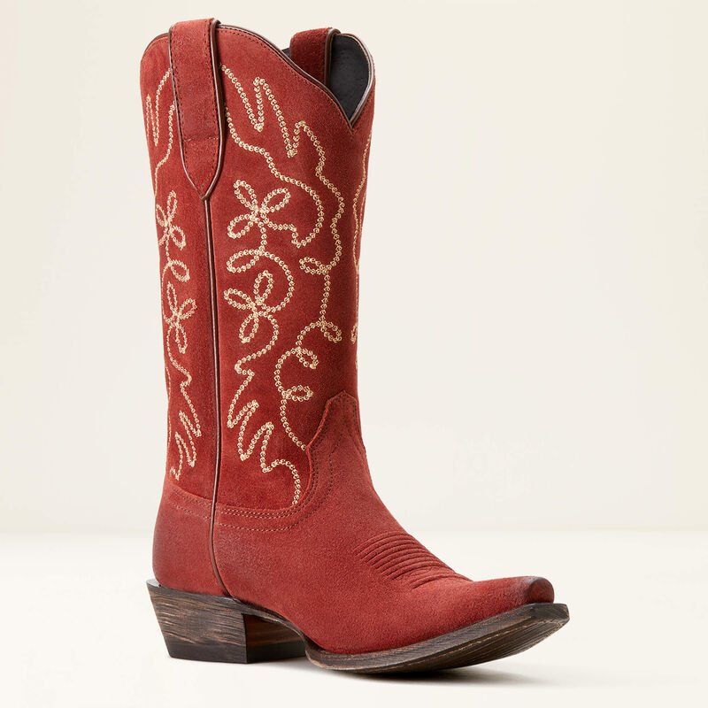 Ariat WMS Jukebox Cayenne Suede 10053791 - Southern Soule Designs