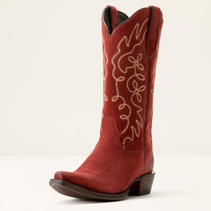 Ariat WMS Jukebox Cayenne Suede 10053791 - Southern Soule Designs