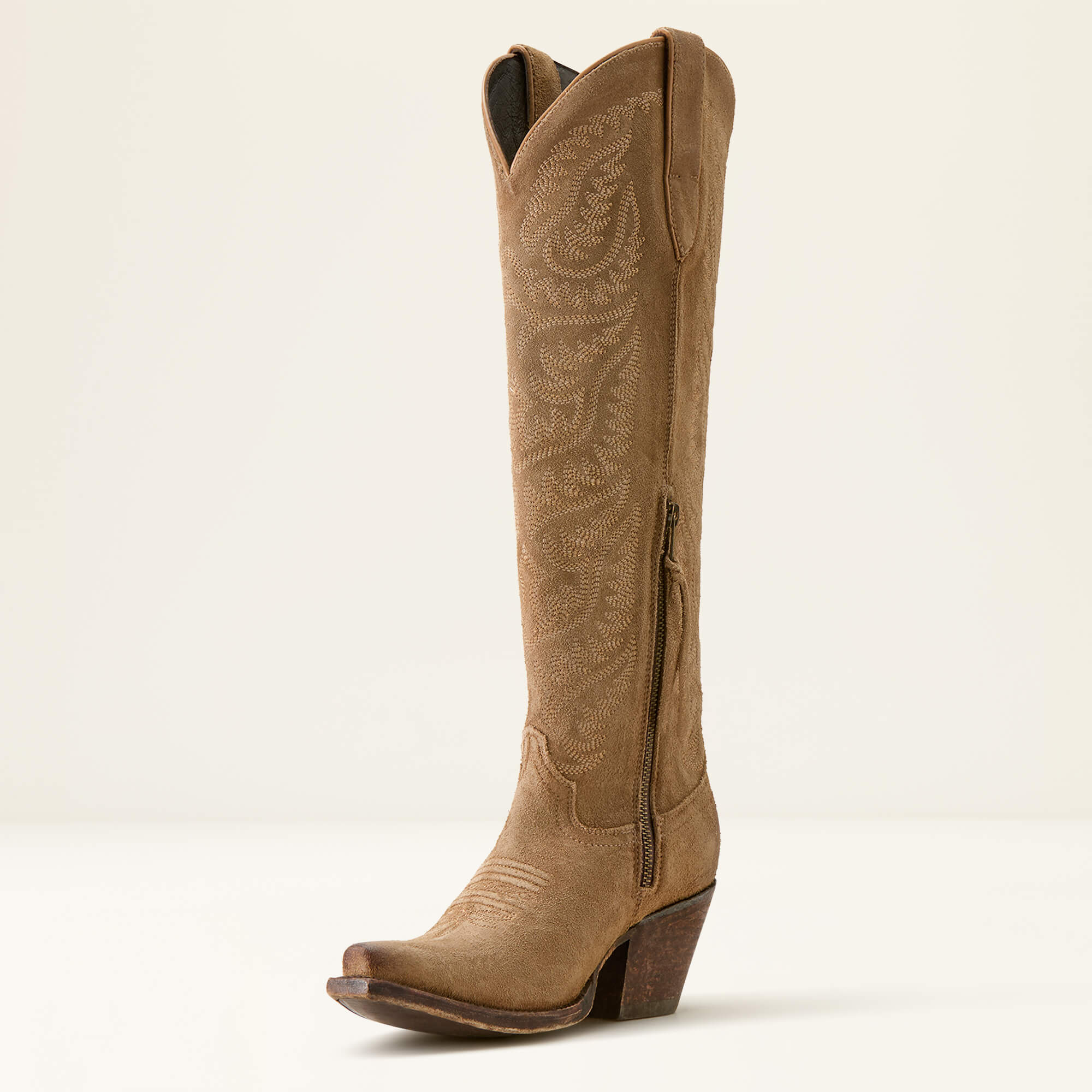Ariat WMS Laramie Stretchfit Dijon Suede 10046989 - Southern Soule Designs