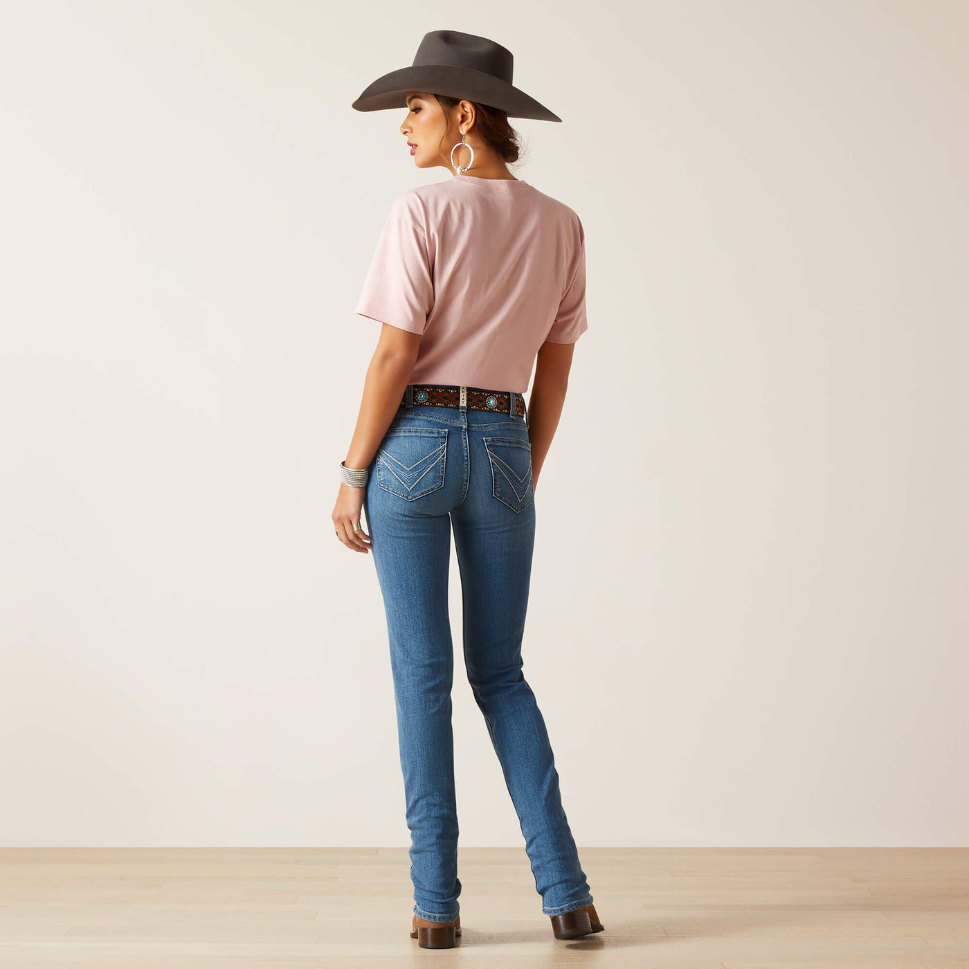 Ariat WMS Real PR Clover Strgt Mnnsta - Southern Soule Designs