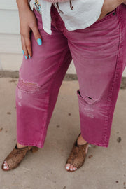 Ariat WMS ULT HR Pink Tomboy Wide Crop - Southern Soule Designs