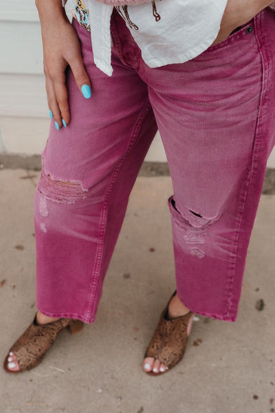 Ariat WMS ULT HR Pink Tomboy Wide Crop - Southern Soule Designs