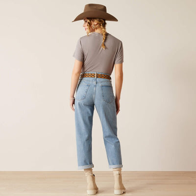 Ariat WMS Ultra High Rise Tomboy Straight Leg Jeans Concord 10053534 - Southern Soule Designs