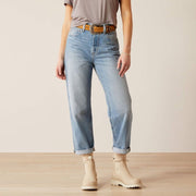 Ariat WMS Ultra High Rise Tomboy Straight Leg Jeans Concord 10053534 - Southern Soule Designs