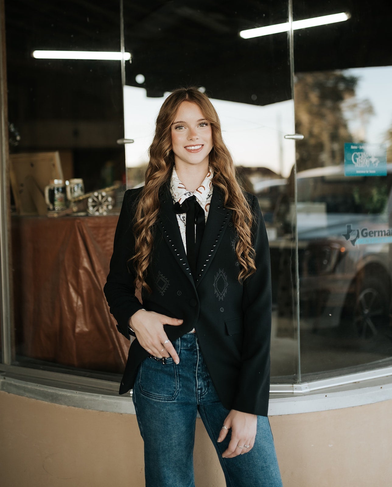 Ariat Women's After Party Blazer Black 10065995 - Southern Soule Designs