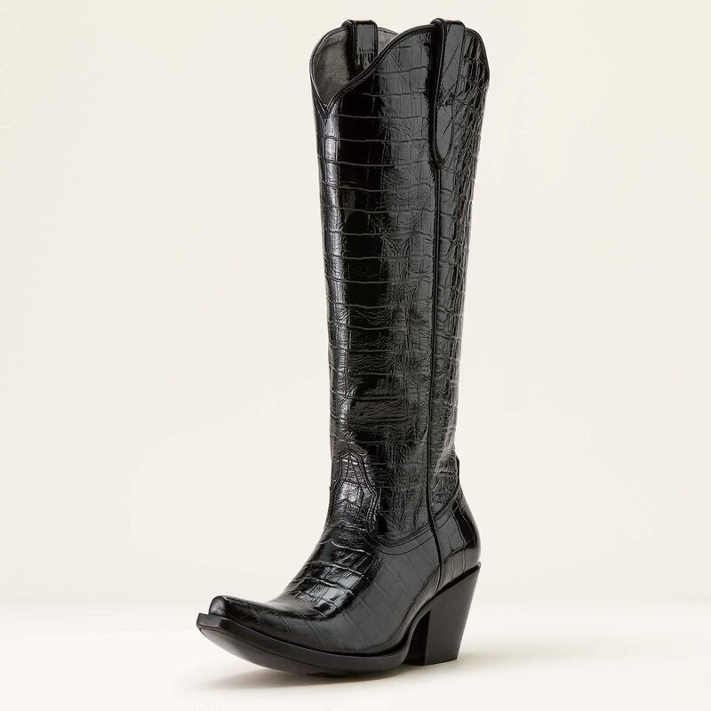 Ariat Women's Casanova Luxe Caviar Croc Print Boot 10063992 - Southern Soule Designs