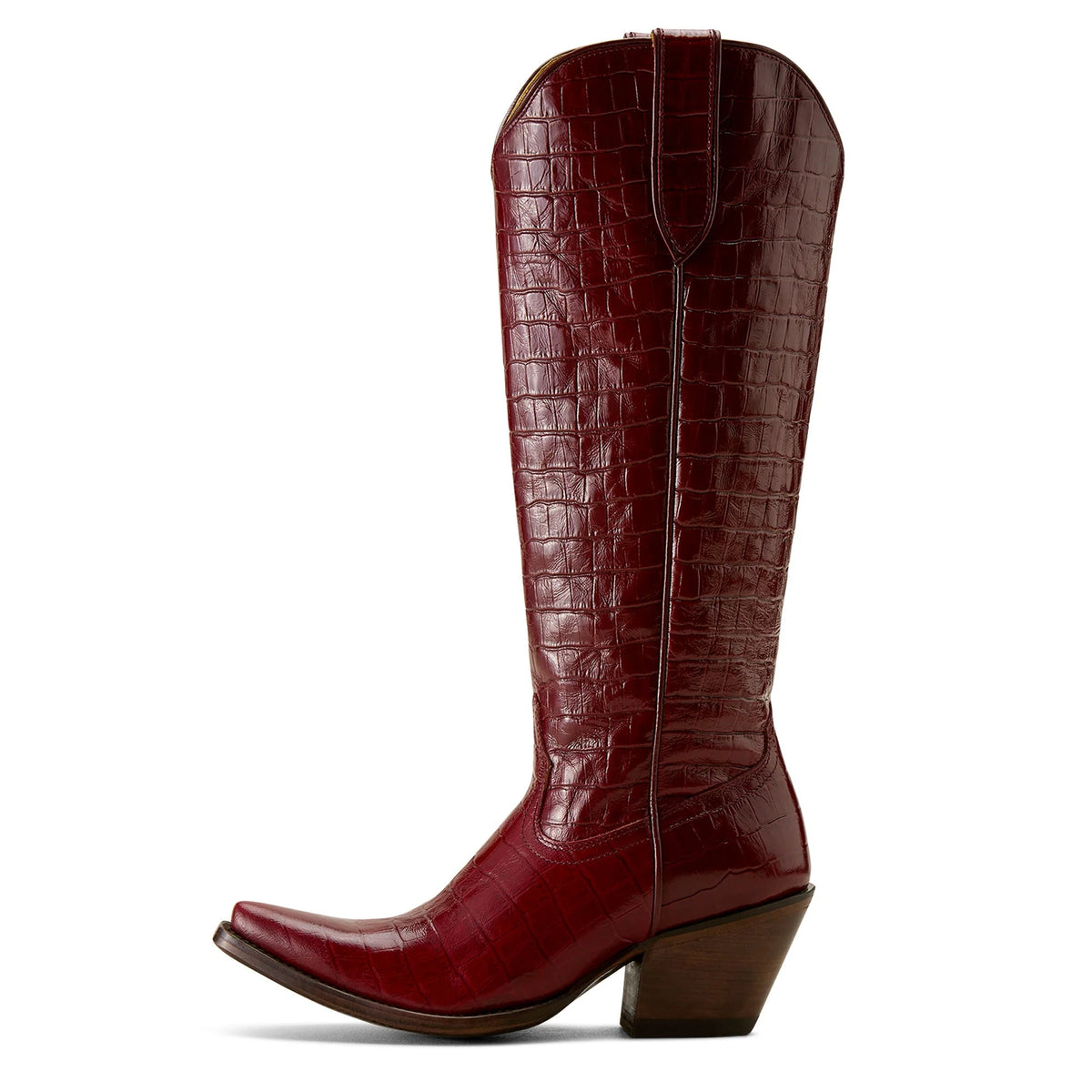 Ariat Women's Casanova Luxe Dubonnet Croc Print Boot 10063991 - Southern Soule Designs