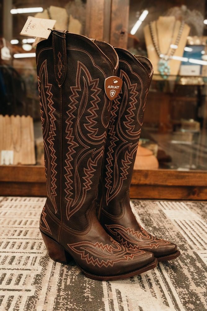 Ariat Women's Casanova Western Boot Rich Chocolate 10061357 - Southern Soule Designs