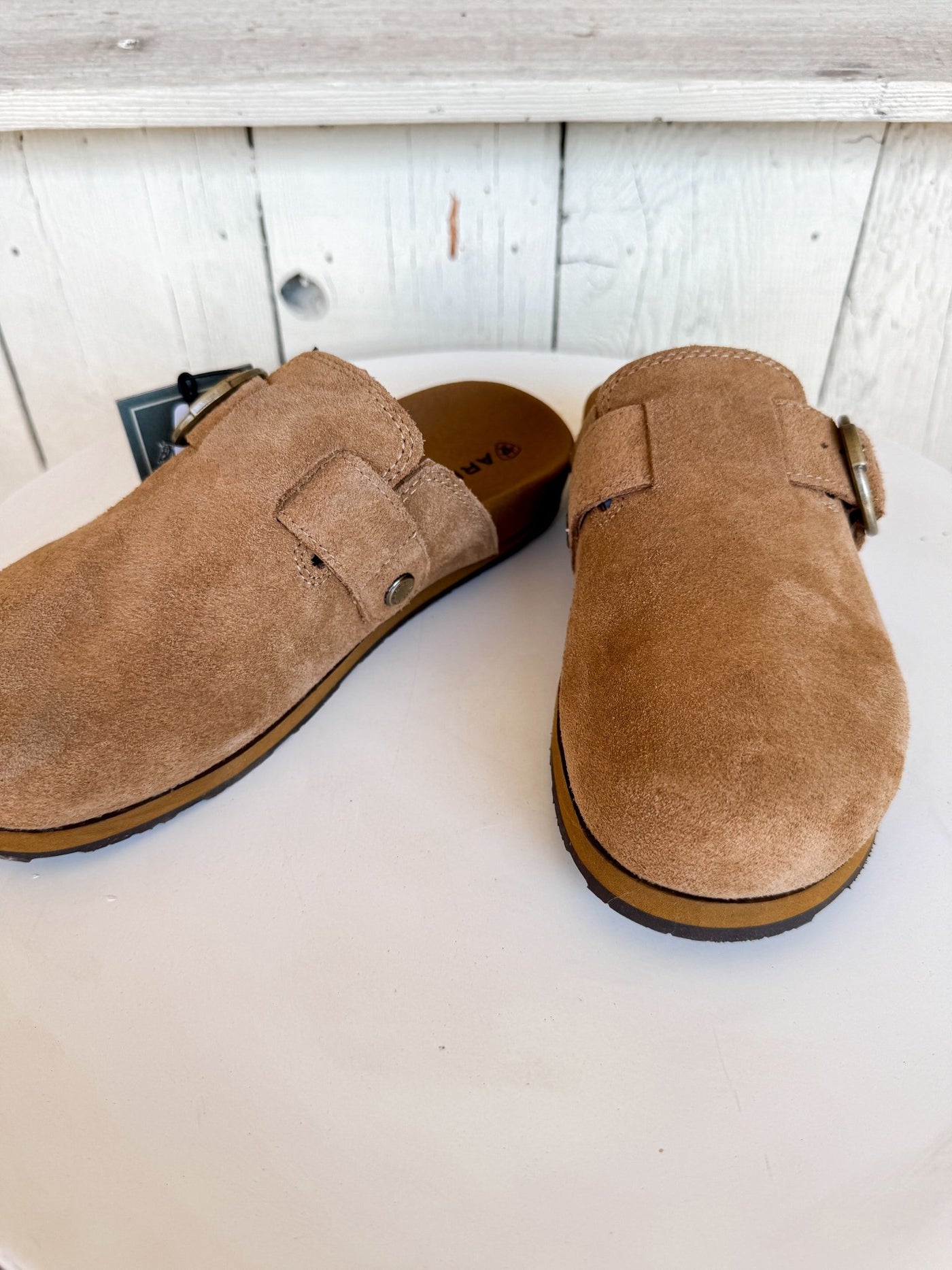 Ariat Women's Country Mule Caramel Suede 10061236 - Southern Soule Designs