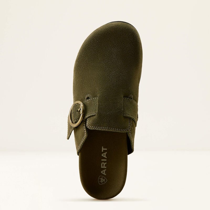 Ariat Women's Country Mule Olive Suede - 10080469 - Southern Soule Designs
