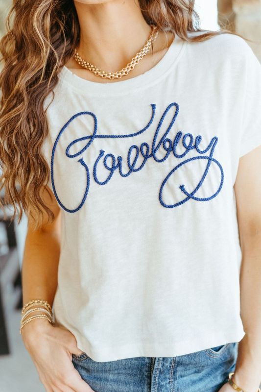 Ariat Women's Cowboy Tee Cloud Dancer 10055139 - Southern Soule Designs