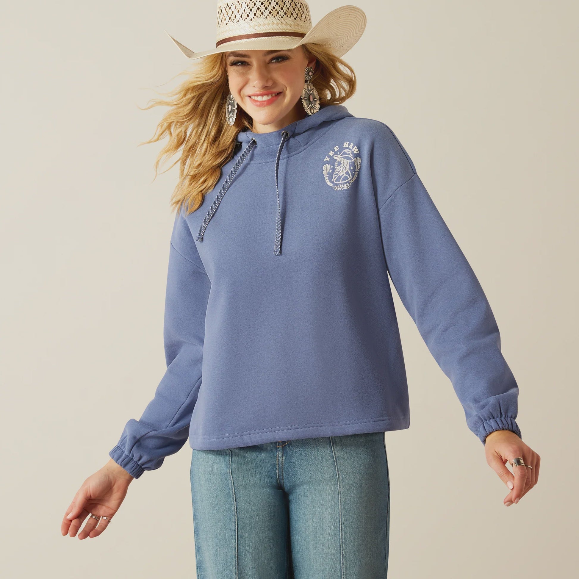 Ariat Women's Essential Hoodie Coastal Fjord 10055027 - Southern Soule Designs