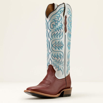 Ariat Women's Futurity Blanche Dark Conganc/Pearly White Boot 10061329 - Southern Soule Designs