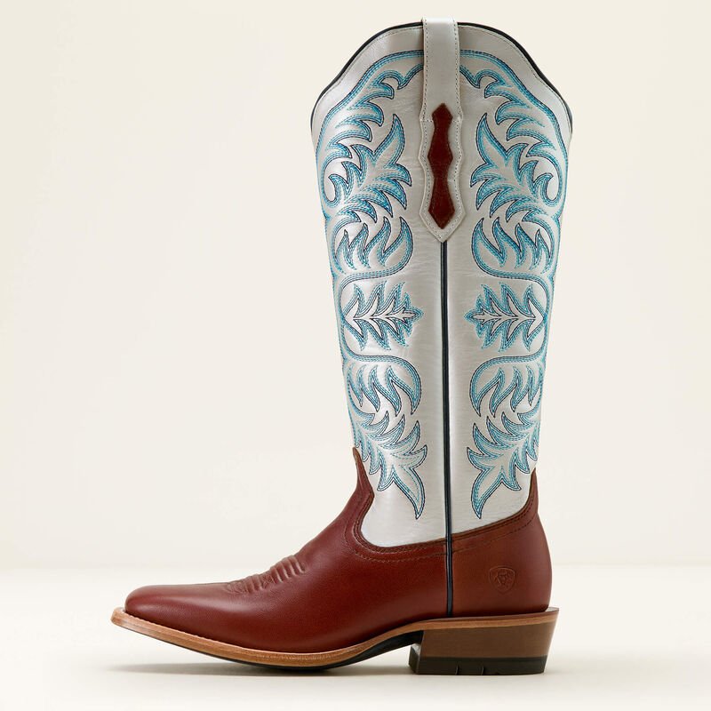 Ariat Women's Futurity Blanche Dark Conganc/Pearly White Boot 10061329 - Southern Soule Designs