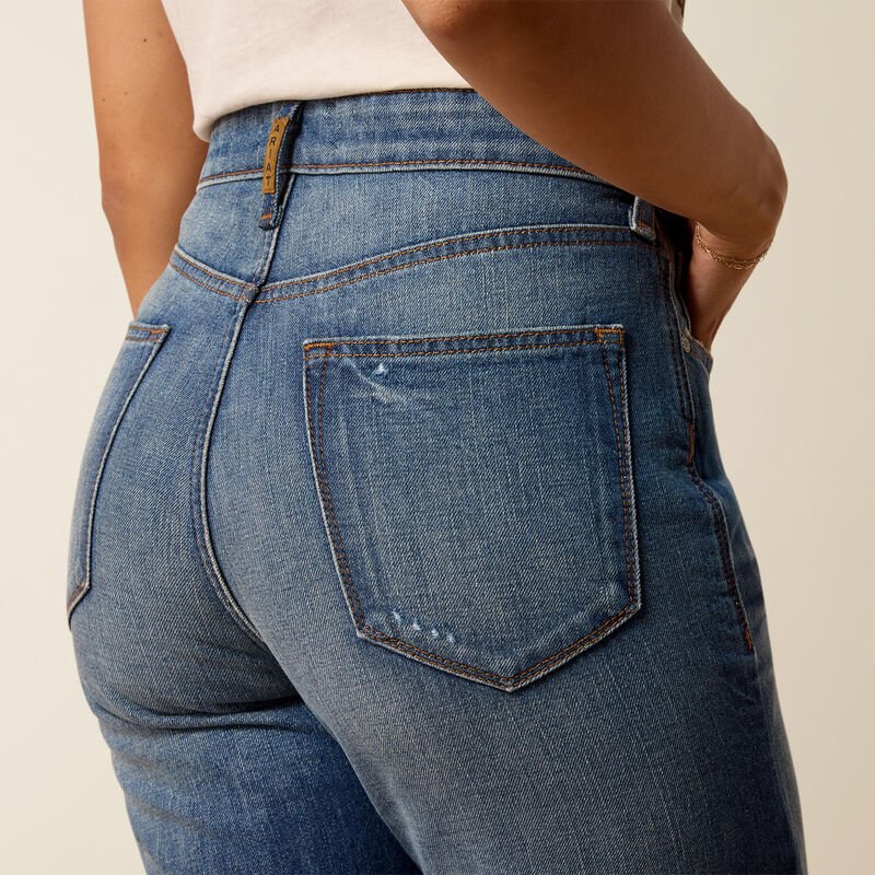Ariat Women's Haiti Ultra High Rise Tomboy Straight Leg Jean 10074788 - Southern Soule Designs