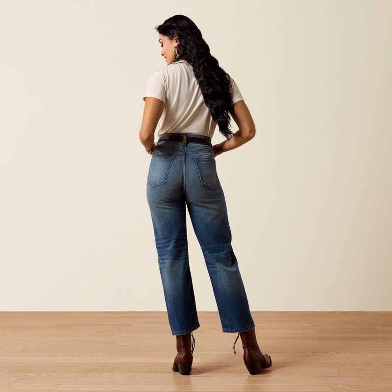 Ariat Women's Haiti Ultra High Rise Tomboy Straight Leg Jean 10074788 - Southern Soule Designs