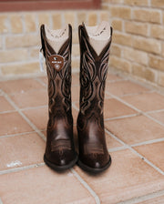Ariat Women's Heritage J Toe Stretchfit Western Boot Sassy Brown 10051051 - Southern Soule Designs