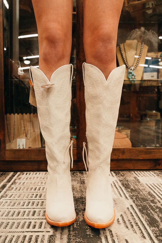 Ariat Women's Laramie StretchFit Western Boot Oyster Suede