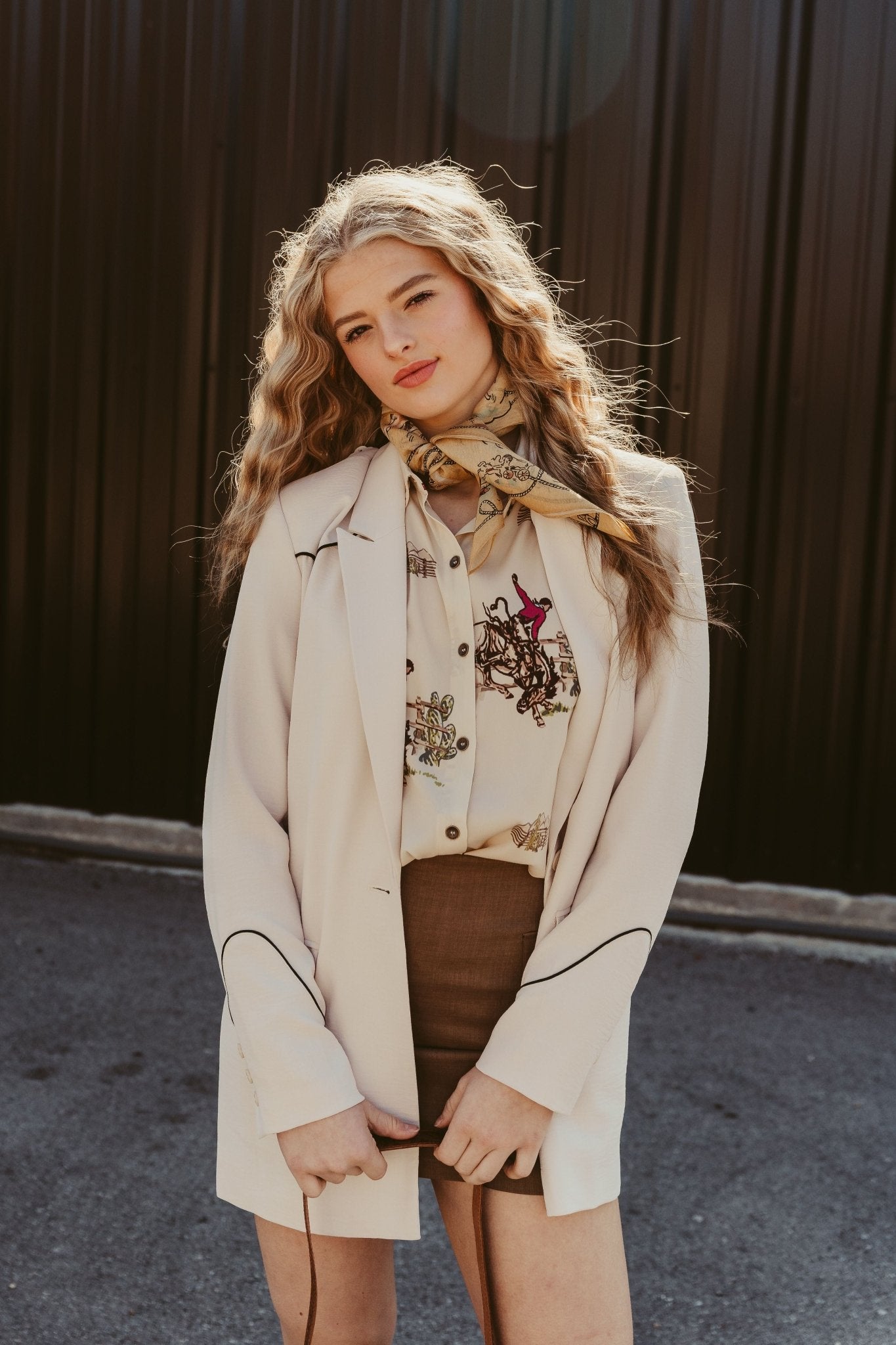 Ariat Women's Parton Blazer Summer Sand 10058547 - Southern Soule Designs