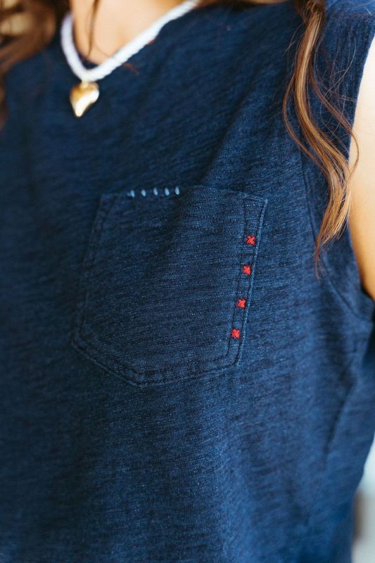 Ariat Women's Repaired Tee Indigo 10054581 - Southern Soule Designs