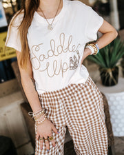 Ariat Women's Sea Salt Saddle Up Tee 10073553 - Southern Soule Designs
