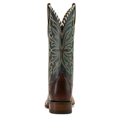 Ariat Women's Showdown Espresso/Textured Blue Boot 10061146 - Southern Soule Designs