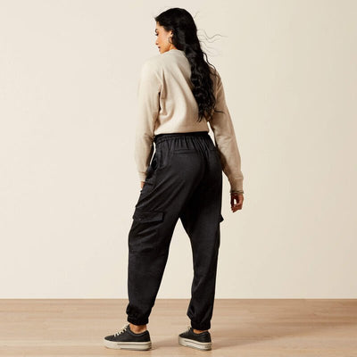 Ariat Women's Silky Cargo Pants Black 10065975 - Southern Soule Designs